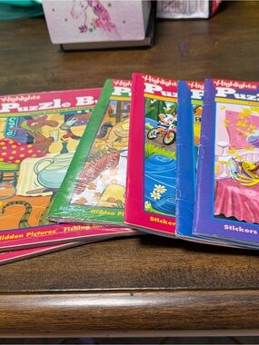 Highlights Puzzle Books - Colorful Kids Activity Pack